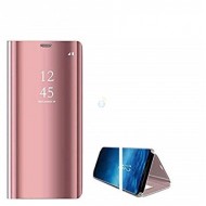 Flip Cover Clear View Standing Cover Huawei P30 Pro Compativel Rosado