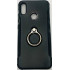 Silicone Case With Metal And Finger Ring  Redmi 6 Pro A2 Lite Black