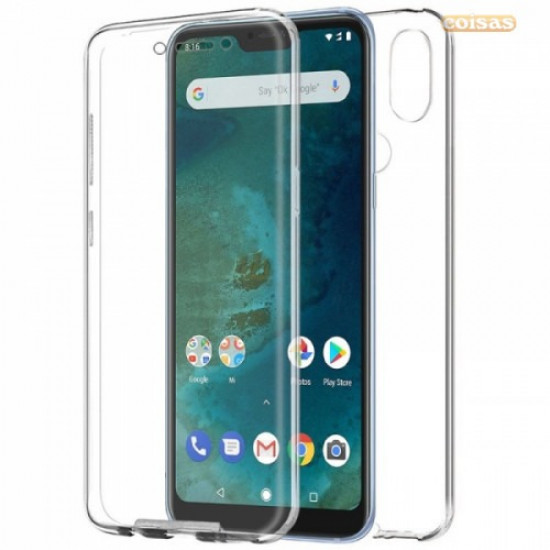 Capa Dupla 360 Xiaomi Redmi 6 Pro Transparente