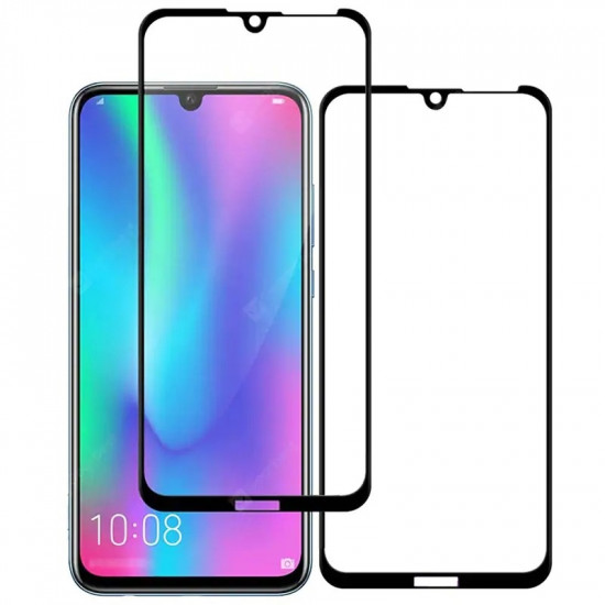 Protector De Vidrio 5d Completo Huawei Y7 2019 Negro