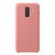 Capa Silicone Dura Samsung A6 2018 Rosa