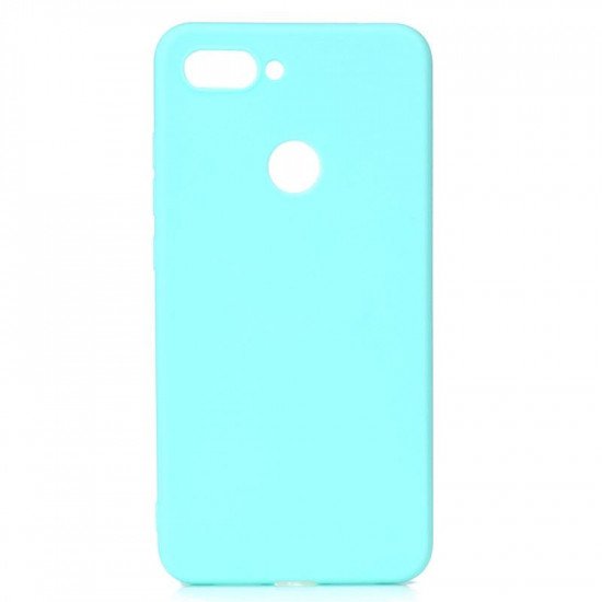 Capa Silicone Dura Xiaomi Redmi 6 Pro / Mi A2 Lite Azul