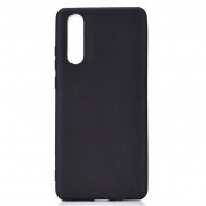 Silicone Hard Case Huawei P30 Black