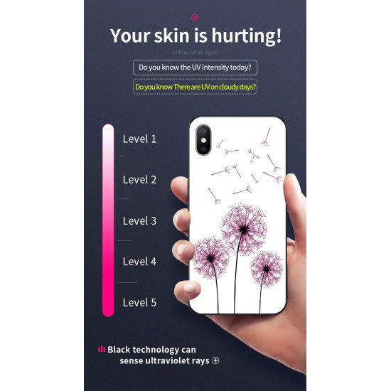Capa Silicone Dura Com Desenho Flor Vennus Samsung Galaxy S10 Branco Rosa Do Deserto