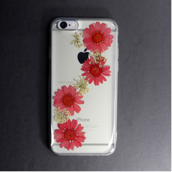 Capa Silicone Dura Com Desenho Flor Vennus Apple Iphone 6 Flora Desenho