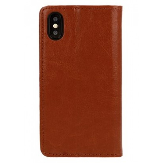 Capa Flip Cover Huawei P30 Pro Castanho Pozioma Book