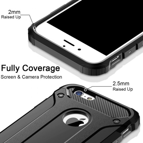 Cover Armor Carbon Case Apple Iphone Xs Max Black