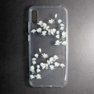 Huawei Y6 2019 Silicone Case Flower Design Magnolia