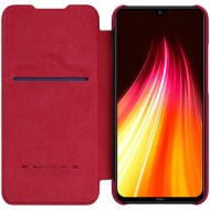 Flip Capa Nillkin Quin Leather Para Samsung Galaxy S20 Ultra Red