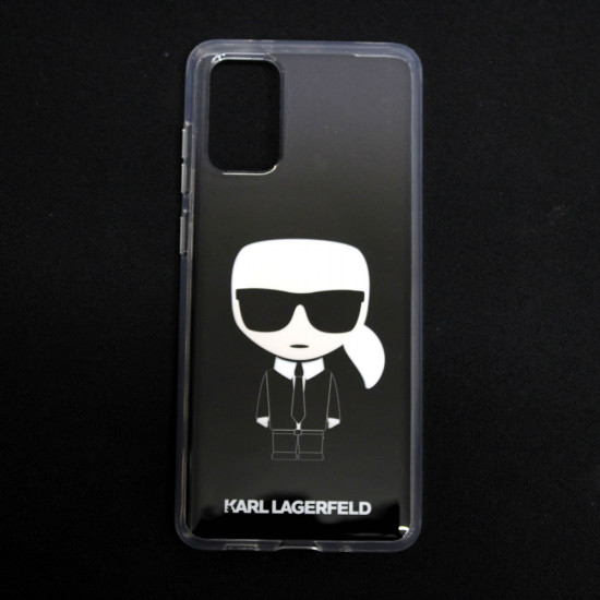 Tapa Dura De Samsung Galaxy S20 Karl Lagerfeld Gradiente Negro Icónico