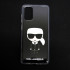 Capa Silicone Dura Karl Lagerfeld Gradient Iconic Samsung Galaxy S20 Plus Preto