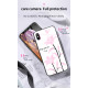 Capa Silicone Dura Com Desenho Flor Vennus Apple Iphone 11 Pro Branco Rosa Do Deserto