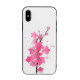 Capa Silicone Dura Com Desenho Flor Vennus Samsung Galaxy S10e Branco Phalaenopsis