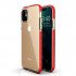 Apple Iphone 11 Pro Silicone Case Flexible Corner Color Red / Transparent