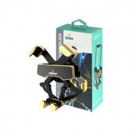 Suporte De Telemóvel Para Carro New Science Hd13 Dourado Multi-Angle Rotating Base