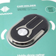 Portable Car Air Vent Mount Holder 360° For Mobile Phone Black