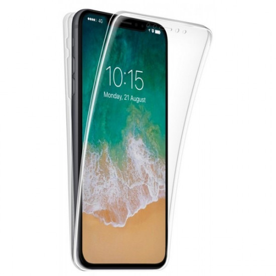 Capa Dupla 360º Para Apple Iphone Xr Transparente