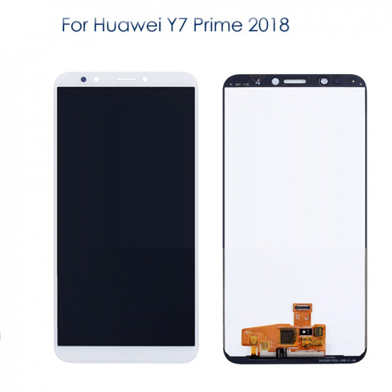 Lcd + Digitalizador Huawei Y7 Prime 2018 Blanco