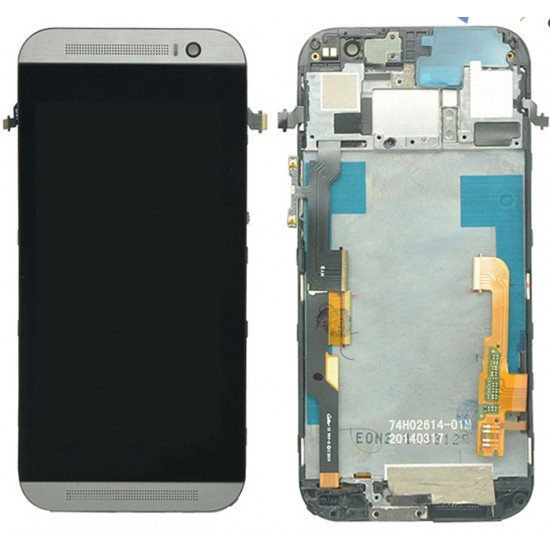 Touch+Display Htc M8 (Com Frame) Branco