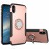 Cover Magnetic Kickstand With Ring Holder 360 Degree Protection For Iphone Xr Silver