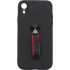 Capa Silicone Dura Com Suporte De Dedo Apple Xr Preto