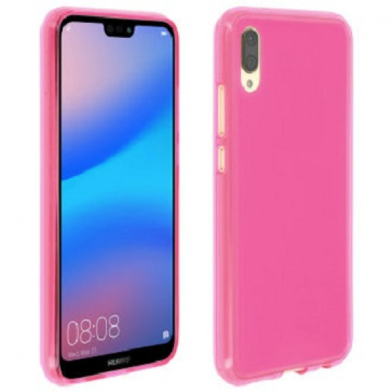 Capa Silicone Huawei P20 Rosado