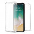 Capa Silicone Dura 360º Apple Iphone X/Xs Transparente