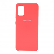 Capa Silicone Gel Samsung Galaxy A41 Rosado Choque Premium