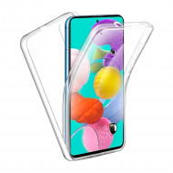 Capa Silicone Hard Case 360 Samsung Galaxy A12 Transparent