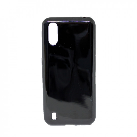 Capa Silicone Gel Samsung Galaxy M01 Negro Brilhante