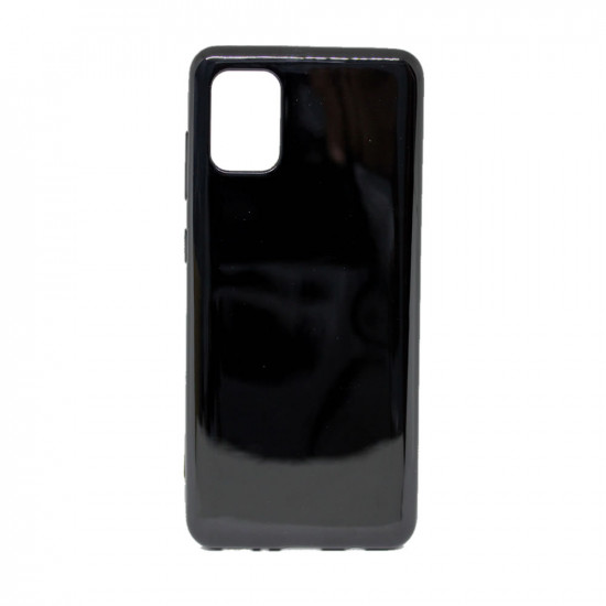 Funda De Gel De Silicona Samsung Galaxy A31 Negro Brilhante