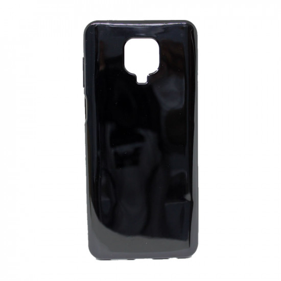 Capa Silicone Gel Xiaomi Redmi Note 9 Pro Negro Brilhante