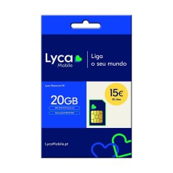 Tarjeta SIM Lyca Mobile 20GB 1000MIN/SMS