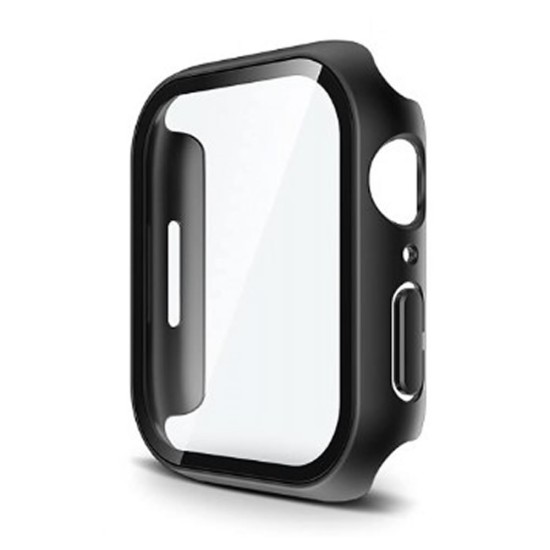 Protector De Vidrio 5d Full Glue Curvado  APPLE IWATCH 7 45MM Negro