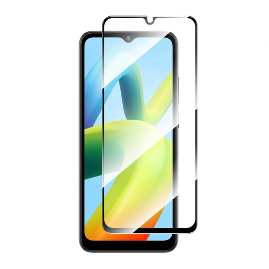 Protector De Pantalla De Cristal Templado 5D Completo Xiaomi Redmi A2/A2+ Negro