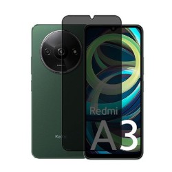 Pelicula De Vidro Anti-Spy Xiaomi Redmi A3 6.71" Preto Privacy