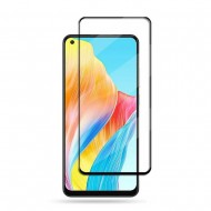 Oppo A58 4G 6.72" Black 5D Complete Screen Glass Protector