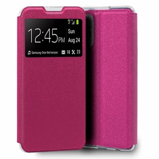 Funda De Silicona Flip Cover Con Candy Window Huawei P30 Pro Rosa