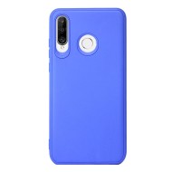 Funda De Silicona Huawei P30 Lite Azul 3D Camera