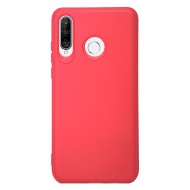 Funda De Silicona Huawei P30 Lite Rojo 3D Camera