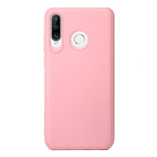 Huawei P30 Lite Light Pink 3D Camera Silicone Case