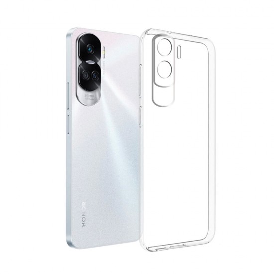 Huawei Honor 90 Lite Transparent With Camera Protector Silicone Gel Case