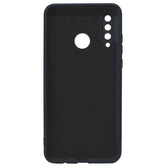 Huawei P30 Lite Black Robust With Camera Protector Silicone Gel Case