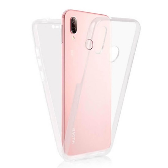 Capa Silicone Hard Case 360 Huawei P20 Lite Transparent