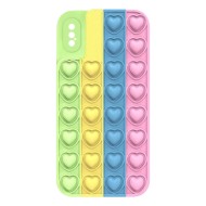 Funda De Silicona Pop It Apple Iphone X/Xs Colores Design 2