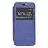 Funda De Silicona Flip Cover Con Window Apple Iphone 5g/5s/5se Azul