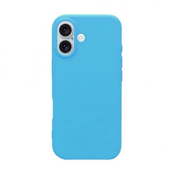 Capa Silicone Apple Iphone 16 Azul