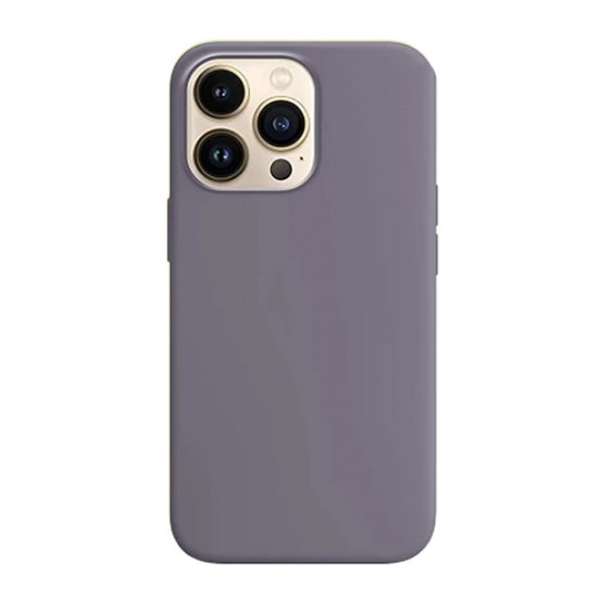 Funda De Silicona Apple Iphone 15 Pro Max Gris