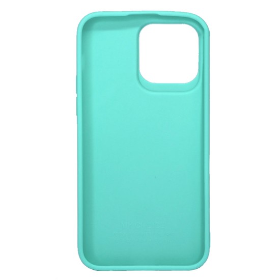 Apple Iphone 14 Pro Max Turquoise Green 3D Camera Silicone Case