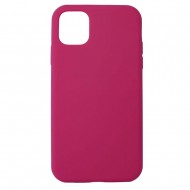 Funda De Gel De Silicona Apple Iphone 11 Magenta Robusta